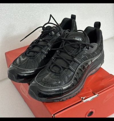 Ds Supreme Nike Air Max 98 Triple Black Sz 11 5