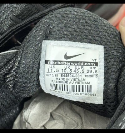 Ds Supreme Nike Air Max 98 Triple Black Sz 11 5