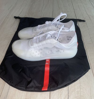 Dswt Adidas Prada Luna Rossa White Low Top Sneakers