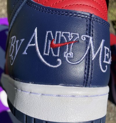 Dunk High By Any Means Navy Red