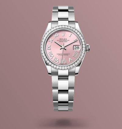 Rolex Datejust 31 New 2024 Pink Diamond Pave 6 9 Dial Diamond Bezel Stainless Steel Oyster
