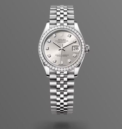 Rolex Datejust 31 New 2024 Silver Diamond Dial Diamond Bezel Stainless Steel Jubilee Bracelet