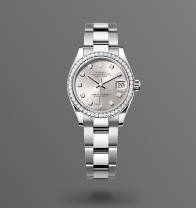 Rolex Datejust 31 New 2024 Silver Diamond Dial Diamond Bezel Stainless Steel Oyster Bracelet