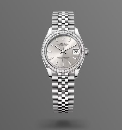 Rolex Datejust 31 New 2024 Silver Index Dial Diamond Bezel Stainless Steel Jubilee Bracelet