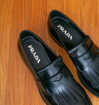 Fw16 Spazzolato Leather Kiltie Loafers