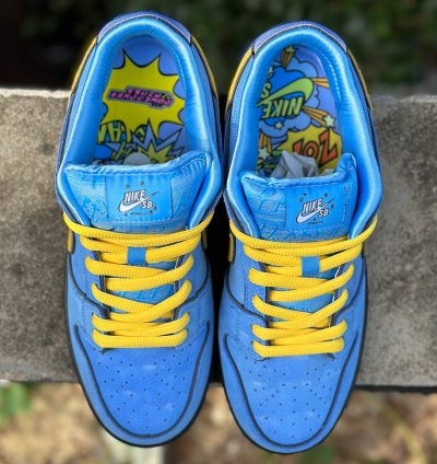 Nike Sb Dunk Low The Powerpuff Girls Bubbles Blue Fz8320-4009