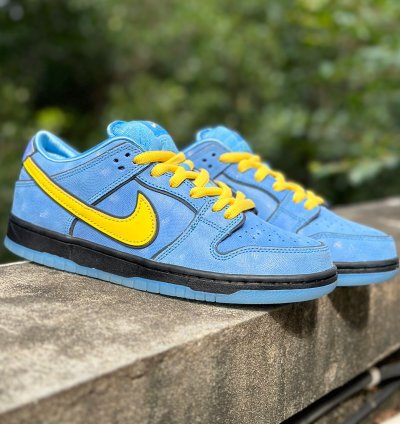Nike Sb Dunk Low The Powerpuff Girls Bubbles Blue Fz8320-4009