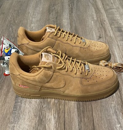 Fw21 Supreme Nike Air Force 1 Low Wheat