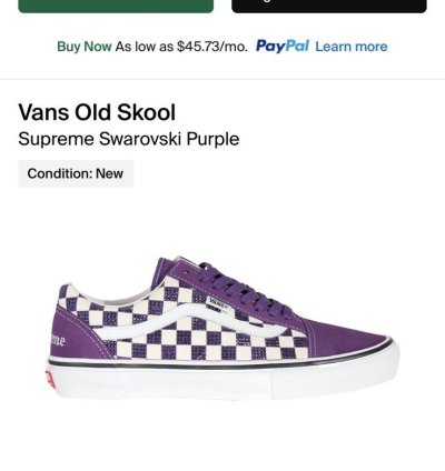 Fw22 - Swarovski Vans
