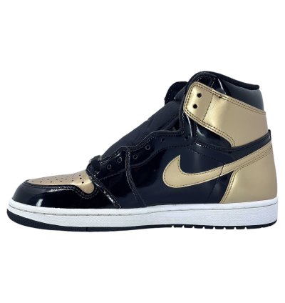 1 Retro High Nrg Patent Gold Toe