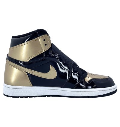 1 Retro High Nrg Patent Gold Toe