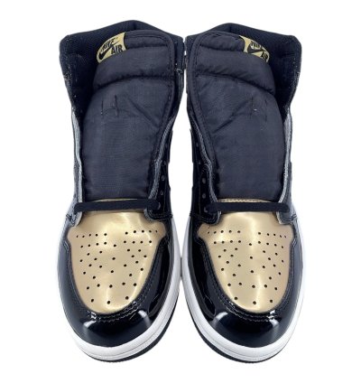 1 Retro High Nrg Patent Gold Toe
