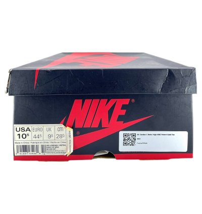 1 Retro High Nrg Patent Gold Toe
