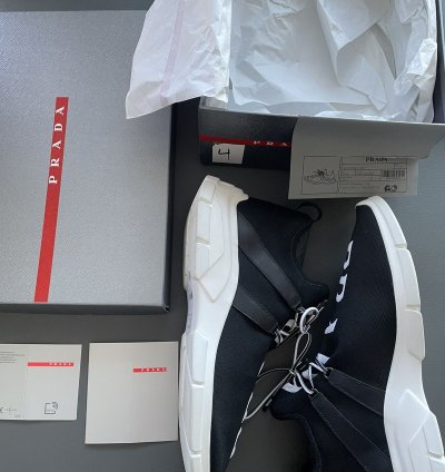 Limited Rare Sold Out Brand New Iconic Prada Logo Sneaker