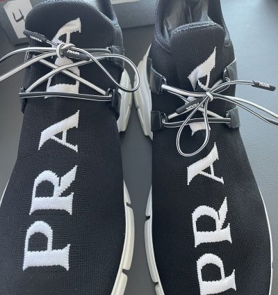 Limited Rare Sold Out Brand New Iconic Prada Logo Sneaker
