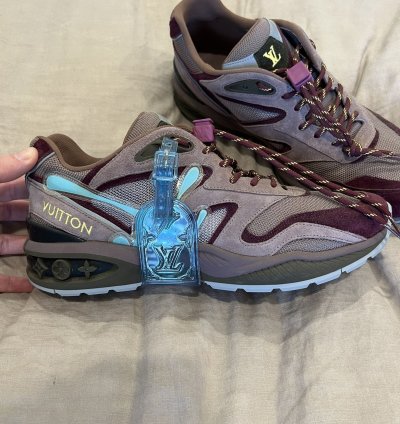 Louis Vuitton - Lv Trail Sneaker Purple And Blue Suede