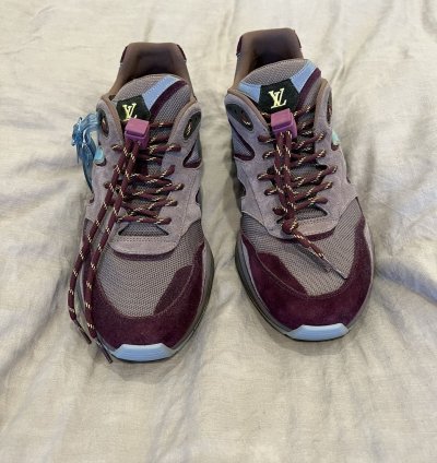 Louis Vuitton - Lv Trail Sneaker Purple And Blue Suede