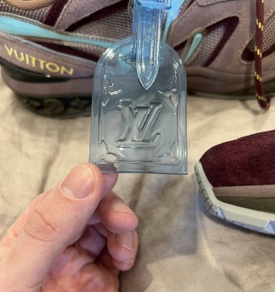 Louis Vuitton - Lv Trail Sneaker Purple And Blue Suede