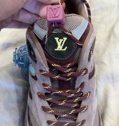 Louis Vuitton - Lv Trail Sneaker Purple And Blue Suede