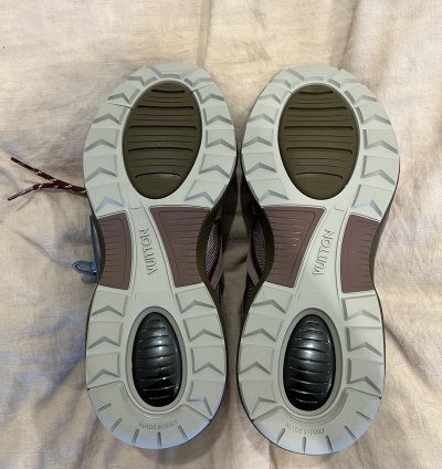 Louis Vuitton - Lv Trail Sneaker Purple And Blue Suede