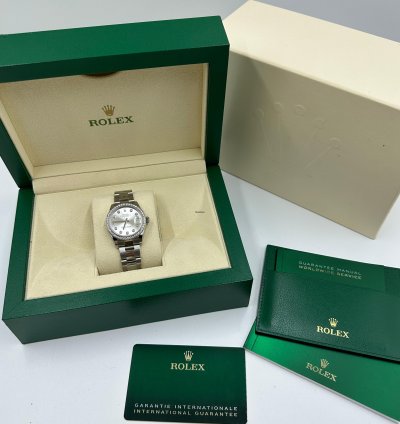 Rolex Datejust 31 Silver Diamonds Oys