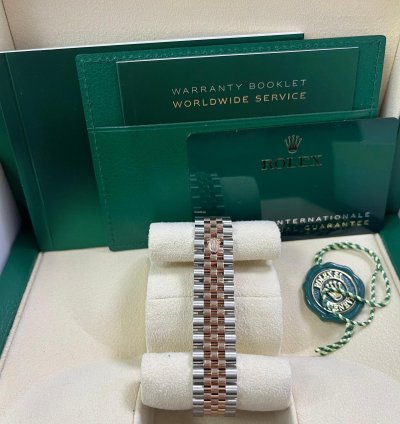 Rolex Datejust 31 Steel And Rose Gold Jubilee Bracelet Index Pink Dial 278271