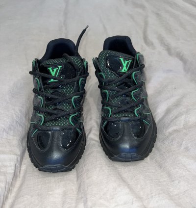 Louis Vuitton - Zig Zag Sneakers Black And Green