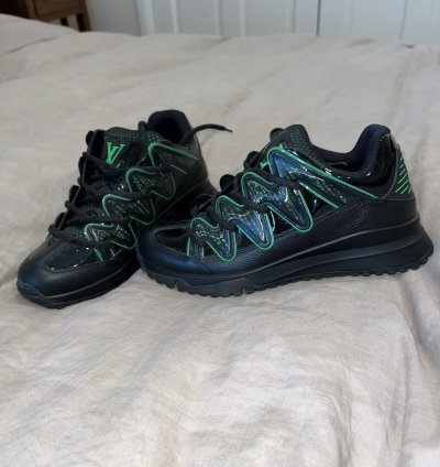 Louis Vuitton - Zig Zag Sneakers Black And Green