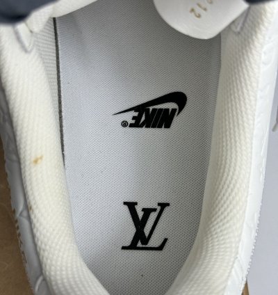 Louis Vuitton Air Force 1 White Sneakers