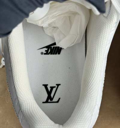 Louis Vuitton Air Force 1 White Sneakers