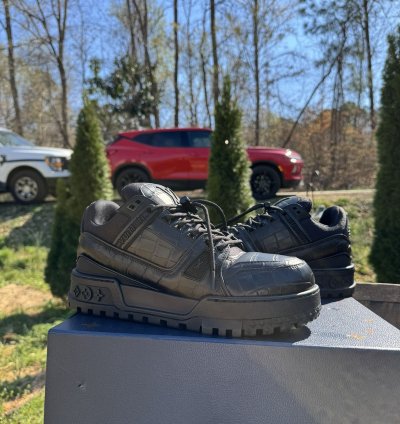 Louis Vuitton Alligator Maxi Trainers