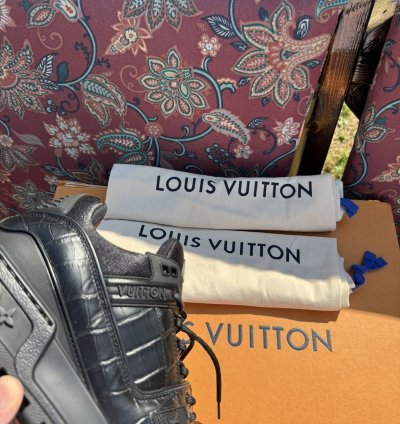 Louis Vuitton Alligator Maxi Trainers