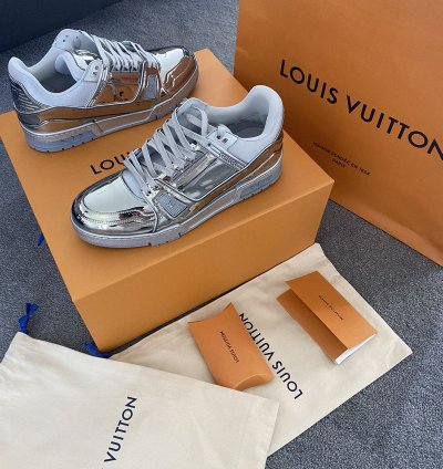 Louis Vuitton Argent Chrome Sneaker