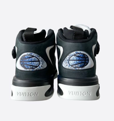 Louis Vuitton Black Blue Trainer 2 Sneaker