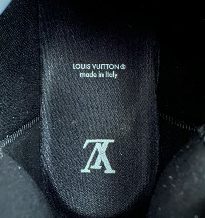 Louis Vuitton Black Blue Trainer 2 Sneaker