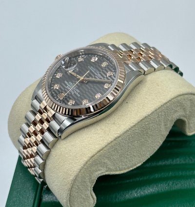 Rolex Datejust 36 126231 Grey Fluted Diamond Jubilee