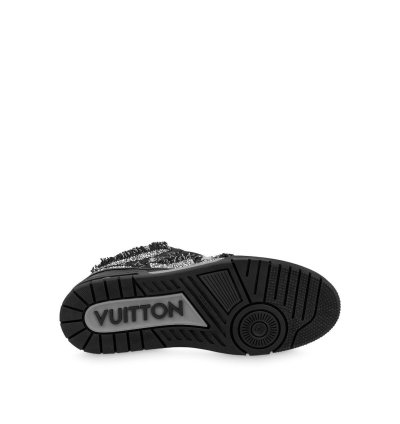 Louis Vuitton Black Skate Sneaker swarovski Crystals