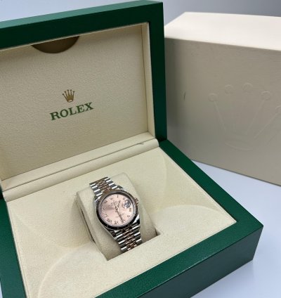 Rolex Datejust 36 126231 Viix Pink Roman Dial Jubilee