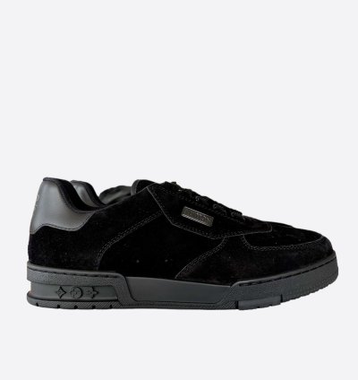 Louis Vuitton Black Suede Employee Trainers