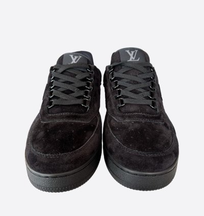 Louis Vuitton Black Suede Employee Trainers