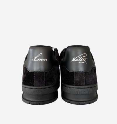 Louis Vuitton Black Suede Employee Trainers