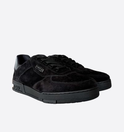 Louis Vuitton Black Suede Employee Trainers