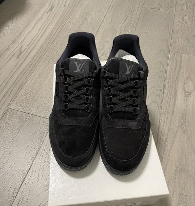 Louis Vuitton Black Suede Trainers