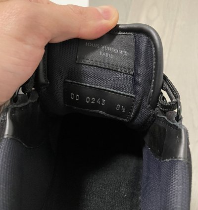 Louis Vuitton Black Suede Trainers