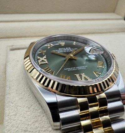 Rolex Datejust 36 126233 Olive Diamond Dial 2025 New