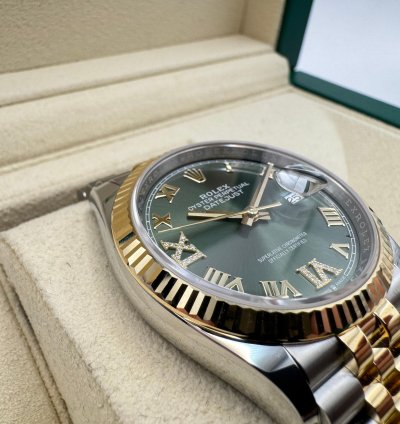 Rolex Datejust 36 126233 Olive Diamond Dial 2025 New