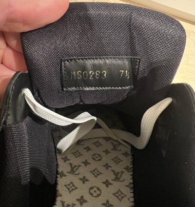 Louis Vuitton Black Trainers