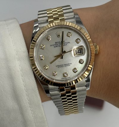 Rolex Datejust 36 126233ng White Jubilee