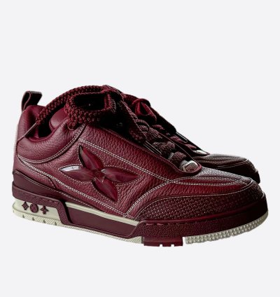 Louis Vuitton Bordeaux Skate Trainers