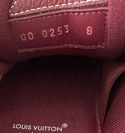 Louis Vuitton Bordeaux Skate Trainers